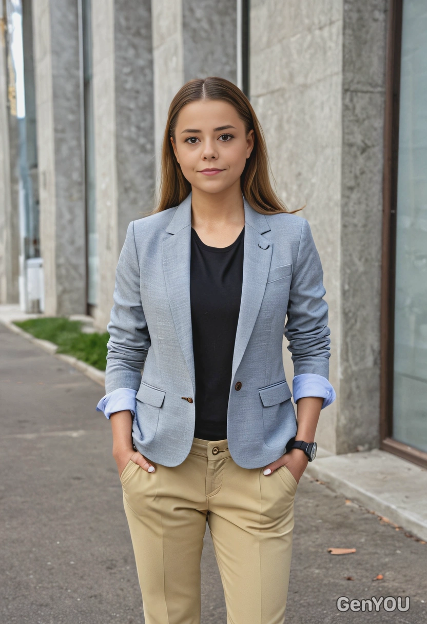 A tech entrepreneur in a casual blazer