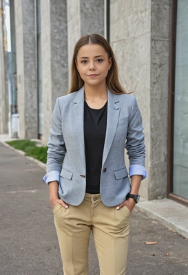 A tech entrepreneur in a casual blazer