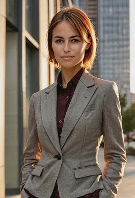 High-quality full-body photo, office suit, business headshot phoenix