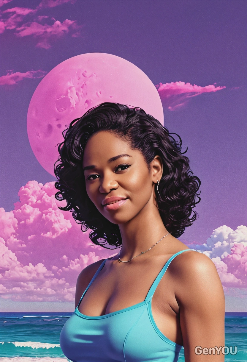 Vaporwave core aesthetic