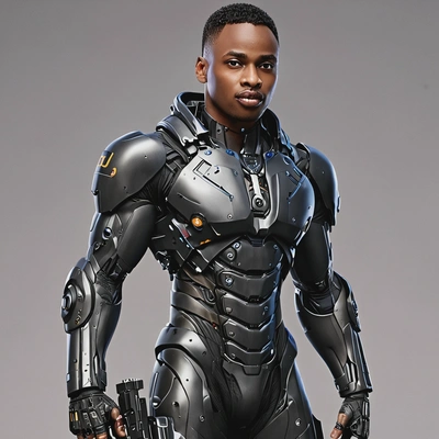 A cybernetically enhanced soldier