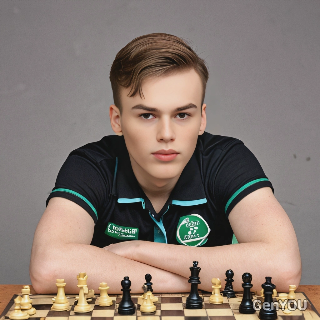 as a chess player, sitting on chess championship