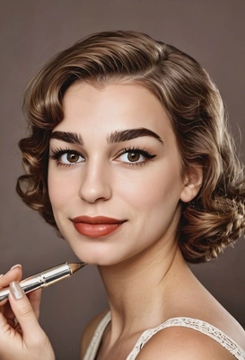 Vintage Makeup, 40s, professional shot