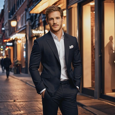 Full-body lifestyle portrait of me, Valentine’s date night vibe, standing casually in an elegant city setting, warm ambient lights, stylish outfit, relaxed confident posture, romantic cinematic mood, ultra-realistic