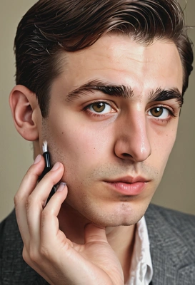 Vintage Makeup, 40s, professional shot