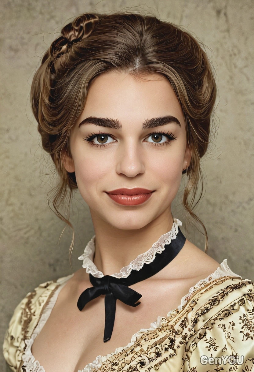 Vintage Makeup, 1800s, professional shot