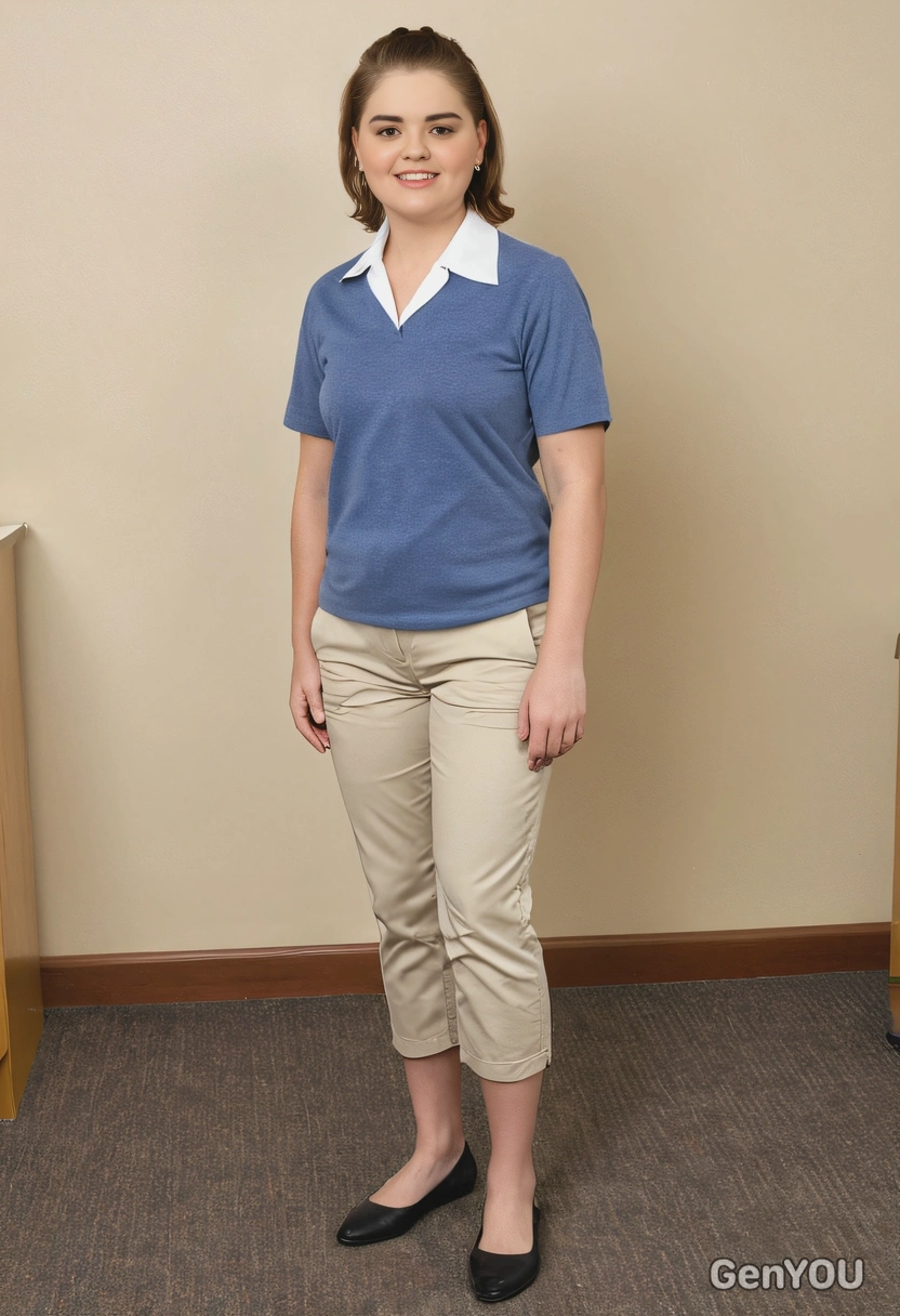 as a speech-language pathologist specialist, full body view