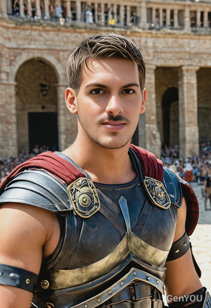 as Maximus from Gladiator 