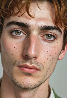 Cottagecore Makeup, natural and earthy tones, freckles, soft, romantic aesthetic