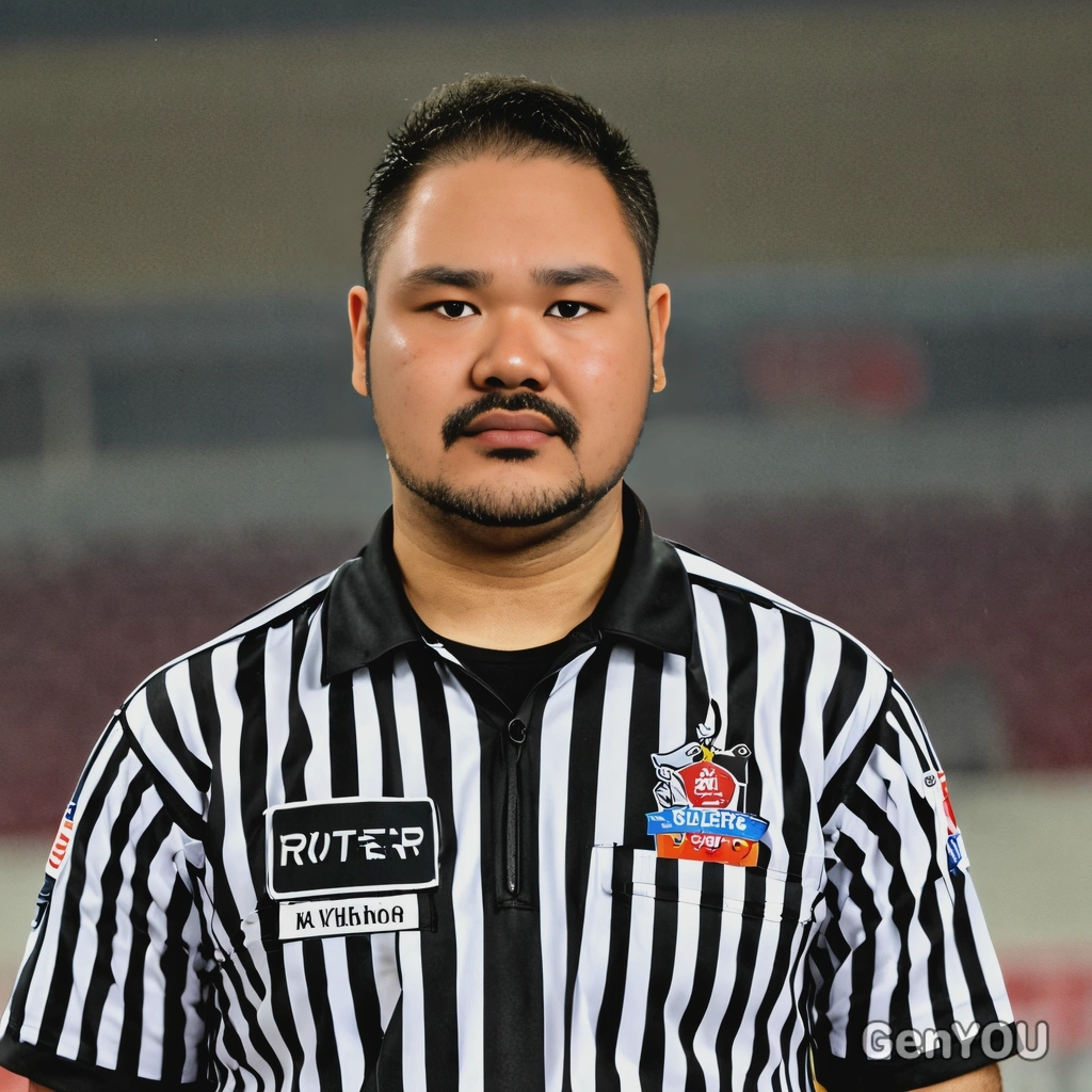as a referee