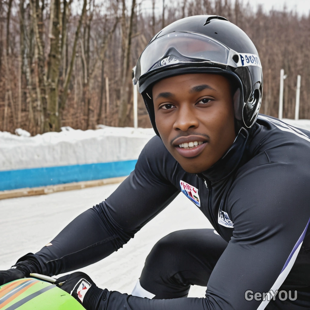 As a bobsleigh player