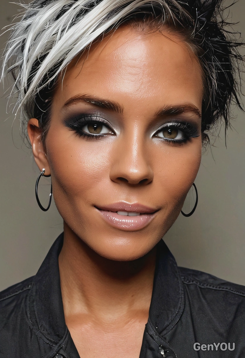 grunge makeup, focusing on a more understated, edgy style